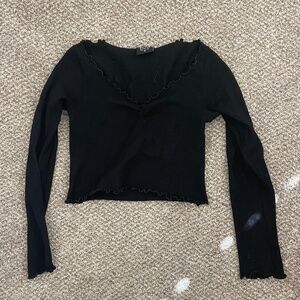 Cropped, off the shoulder top